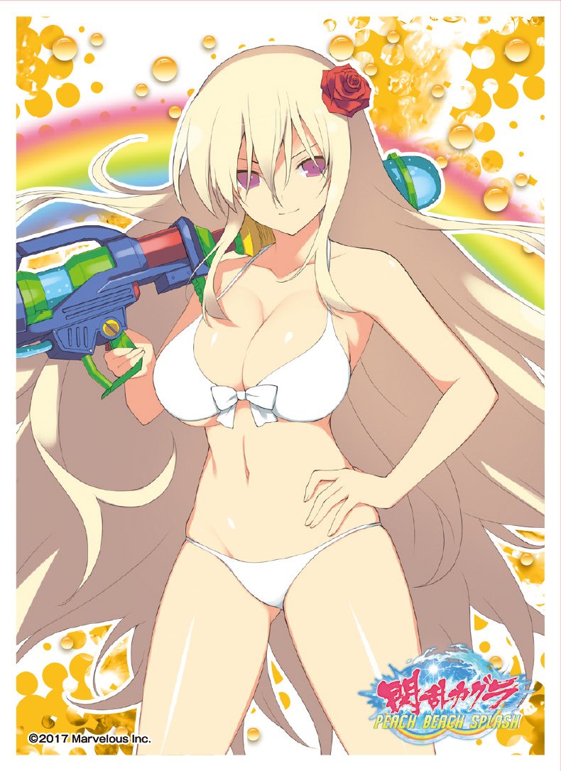 Amazon.co.jp: キャラクタースリーブ 閃乱カグラ PEACH BEACH SPLASH